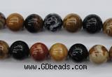 CWJ262 15.5 inches 8mm round wood jasper gemstone beads wholesale