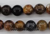 CWJ283 15.5 inches 11mm round wood jasper gemstone beads wholesale