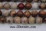 CWJ401 15.5 inches 6mm round wood jasper gemstone beads wholesale