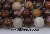 CWJ403 15.5 inches 10mm round wood jasper gemstone beads wholesale