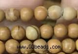 CWJ510 15.5 inches 4mm round wooden jasper beads wholesale