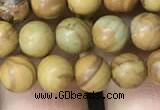 CWJ511 15.5 inches 6mm round wooden jasper beads wholesale