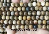 CWJ592 15.5 inches 8mm round wood jasper beads wholesale