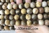 CWJ595 15.5 inches 14mm round wood jasper beads wholesale