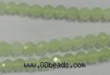 CXJ151 15.5 inches 6mm faceted round New jade beads wholesale