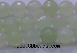 CXJ220 15.5 inches 10mm faceted round New jade beads wholesale