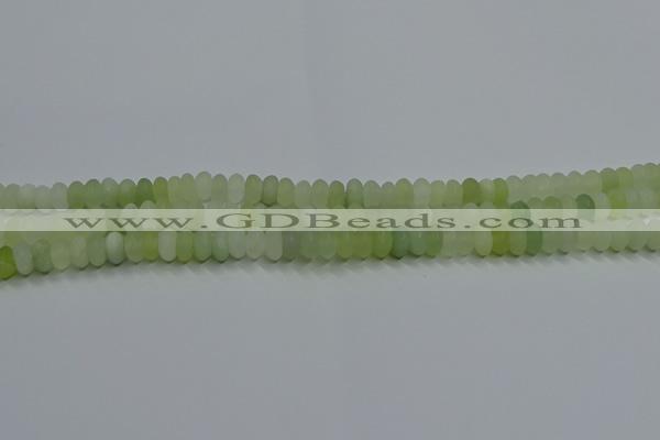 CXJ310 15.5 inches 4*6mm rondelle matte New jade beads wholesale