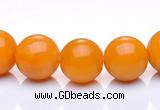 CYJ09 16 inches 4mm round yellow jade gemstone beads Wholesale