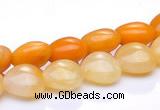 CYJ38 16 inch 14*14mm heart yellow jade gemstone beads Wholesale