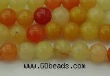 CYJ620 15.5 inches 4mm round yellow jade beads wholesale