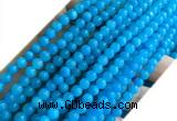 CYJ679 15 inches 4mm round dyed yellow jade beads wholesale