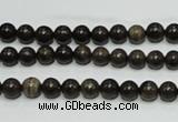 CZJ01 16 inches 4mm round zebra jasper gemstone beads Wholesale