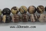 CZJ251 15.5 inches 10mm round zebra jasper beads wholesale