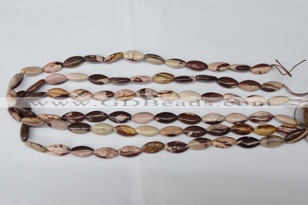 CZJ353 15.5 inches 8*16mm marquise zebra jasper beads wholesale