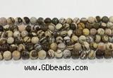 CZJ422 15.5 inches 8mm round Australian zebra jasper beads wholesale