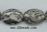 CZJ78 15.5 inches 18*25mm oval zebra jasper gemstone beads