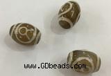 DZI301 10*14mm drum tibetan agate dzi beads wholesale