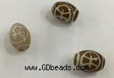 DZI308 10*14mm drum tibetan agate dzi beads wholesale