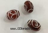 DZI315 10*14mm drum tibetan agate dzi beads wholesale