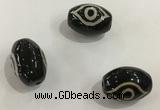 DZI351 10*14mm drum tibetan agate dzi beads wholesale