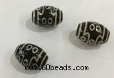 DZI352 10*14mm drum tibetan agate dzi beads wholesale