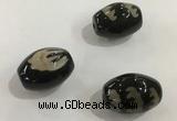 DZI353 10*14mm drum tibetan agate dzi beads wholesale