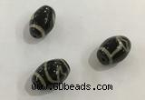 DZI357 10*14mm drum tibetan agate dzi beads wholesale