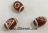 DZI365 10*14mm drum tibetan agate dzi beads wholesale