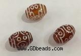 DZI373 10*14mm drum tibetan agate dzi beads wholesale