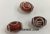 DZI376 10*14mm drum tibetan agate dzi beads wholesale