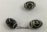 DZI416 10*14mm drum tibetan agate dzi beads wholesale