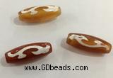 DZI425 10*28mm drum tibetan agate dzi beads wholesale