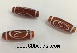 DZI431 10*30mm drum tibetan agate dzi beads wholesale