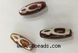 DZI446 10*30mm drum tibetan agate dzi beads wholesale