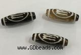 DZI456 10*30mm drum tibetan agate dzi beads wholesale