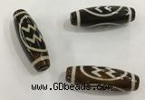 DZI462 10*30mm drum tibetan agate dzi beads wholesale