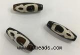 DZI478 10*30mm drum tibetan agate dzi beads wholesale