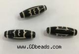 DZI513 10*30mm drum tibetan agate dzi beads wholesale