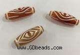 DZI522 10*30mm drum tibetan agate dzi beads wholesale