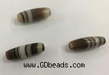 DZI528 10*28mm drum tibetan agate dzi beads wholesale