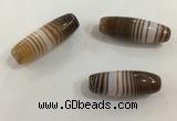 DZI531 10*28mm drum tibetan agate dzi beads wholesale