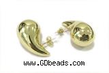 EARR16 15*25mm copper earrings gold plated