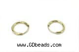 EARR37 12mm copper earrings gold plated