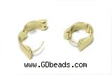 EARR42 14*16mm copper earrings gold plated