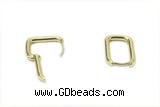 EARR47 12*16mm copper earrings gold plated