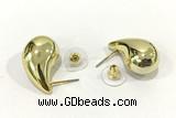 EARR60 15*25mm copper earrings gold plated