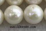 FWP117 15 inches 10mm - 11mm potato white freshwater pearl strands