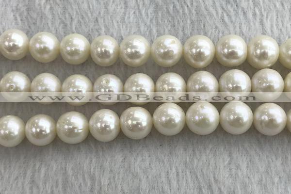 FWP117 15 inches 10mm - 11mm potato white freshwater pearl strands