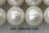 FWP118 15 inches 10mm - 11mm potato white freshwater pearl strands