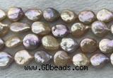 FWP391 15 inches 14mm - 15mm coin freshwater pearl beads